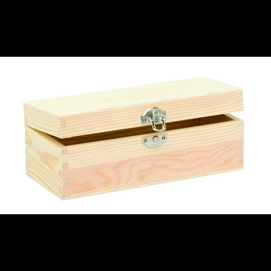 Rectangular wooden box 20x8,5x7,5cm